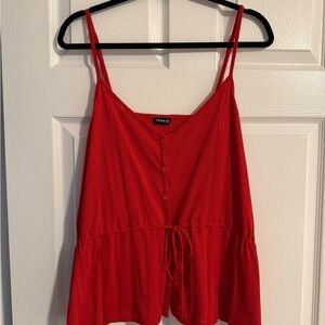 Torrid Scarlet Button-Front Camisole